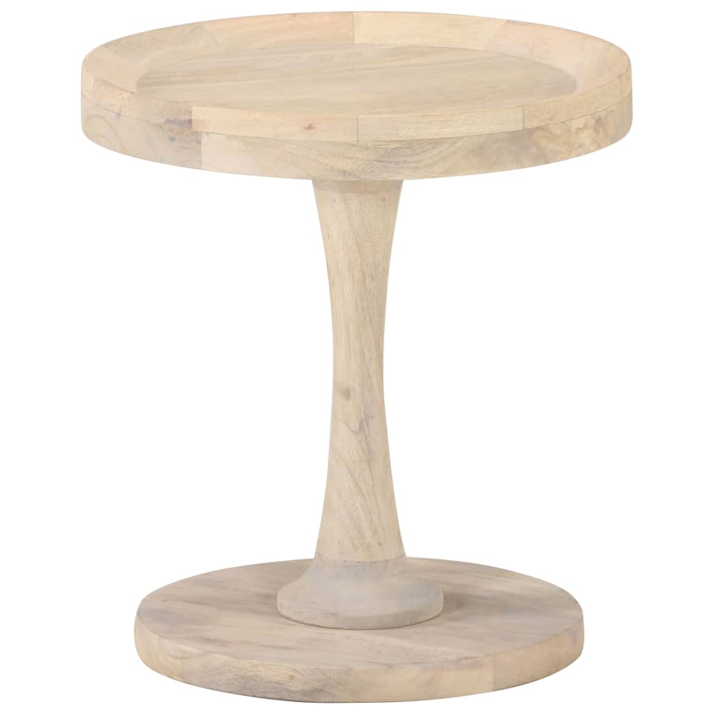 Side Table Ø40X45 Cm Solid Mango Wood