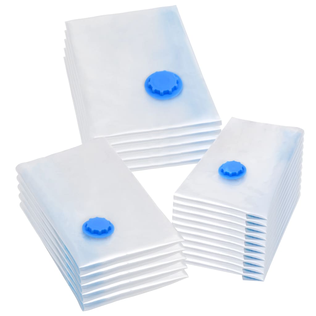 Vacuum Travel Storage Bags Clothing Bags 2 Sizes 10 Pcs