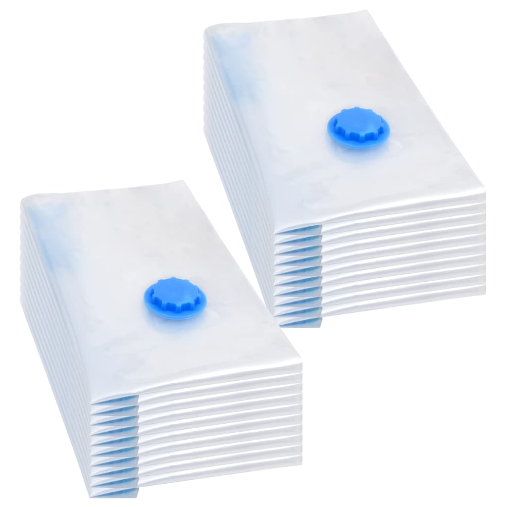 Vacuum Travel Storage Bags Clothing Bags 2 Sizes 10 Pcs