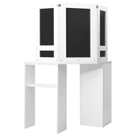 Corner Dressing Table Make-Up Table With Led Light