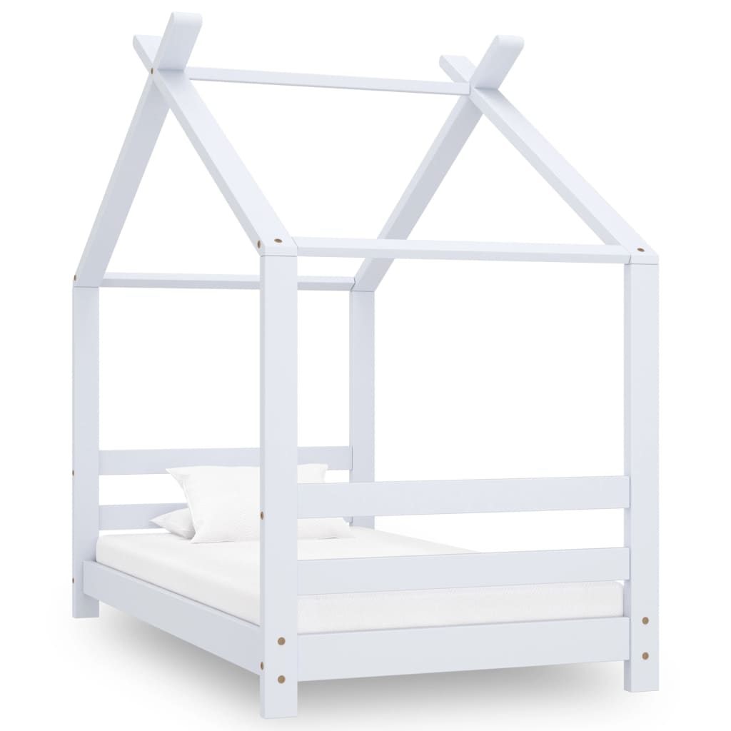 Kids Bed Frame Solid Pine Wood