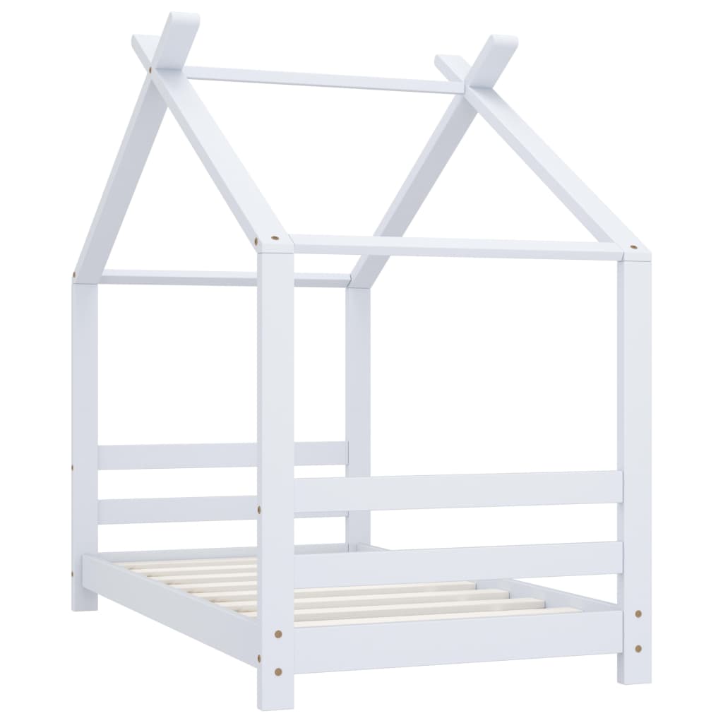 Kids Bed Frame Solid Pine Wood