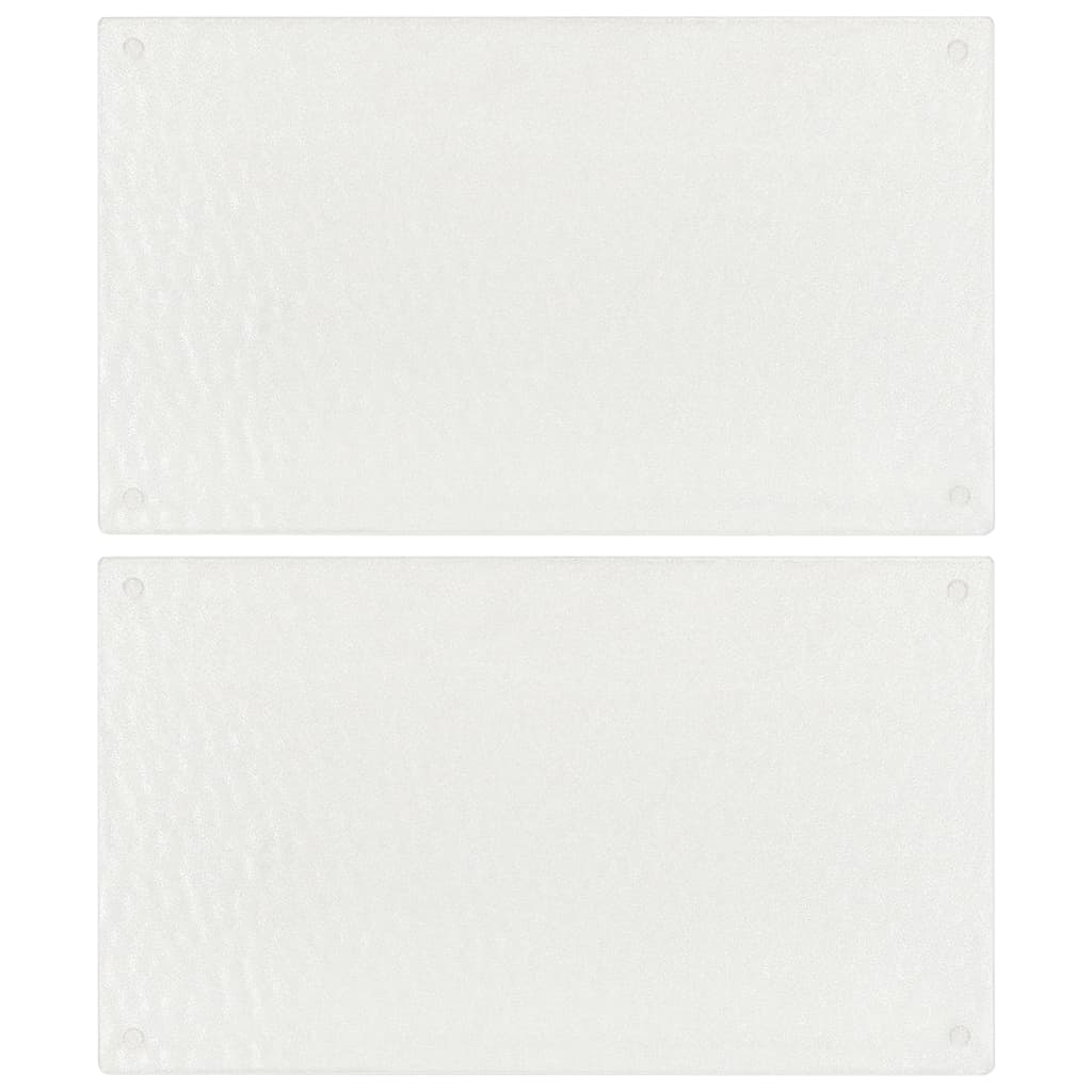 Chopping Boards 2 Pcs With Granite Pattern Tempered Glass