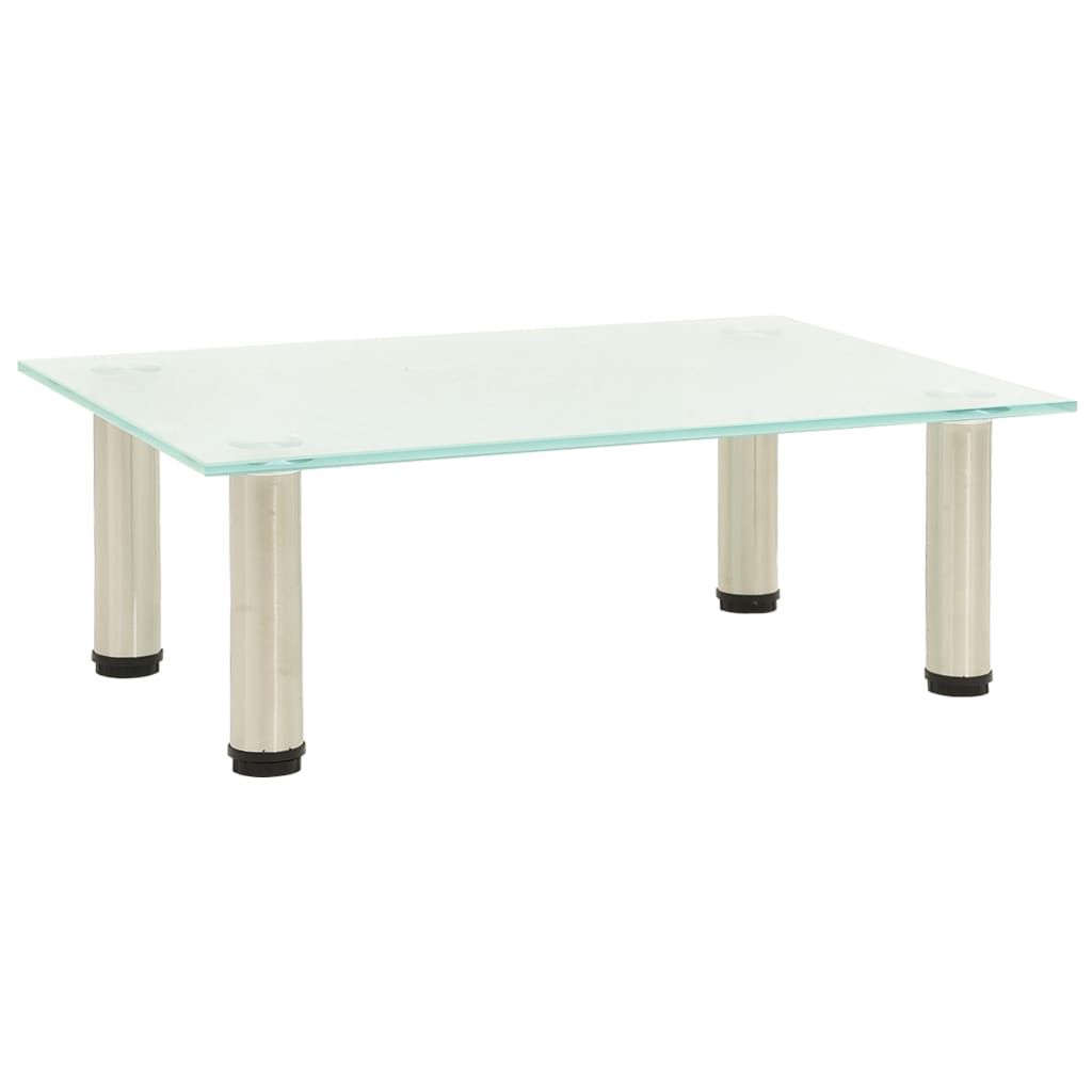 Tv Stand 60X35X17 Cm Tempered Glass