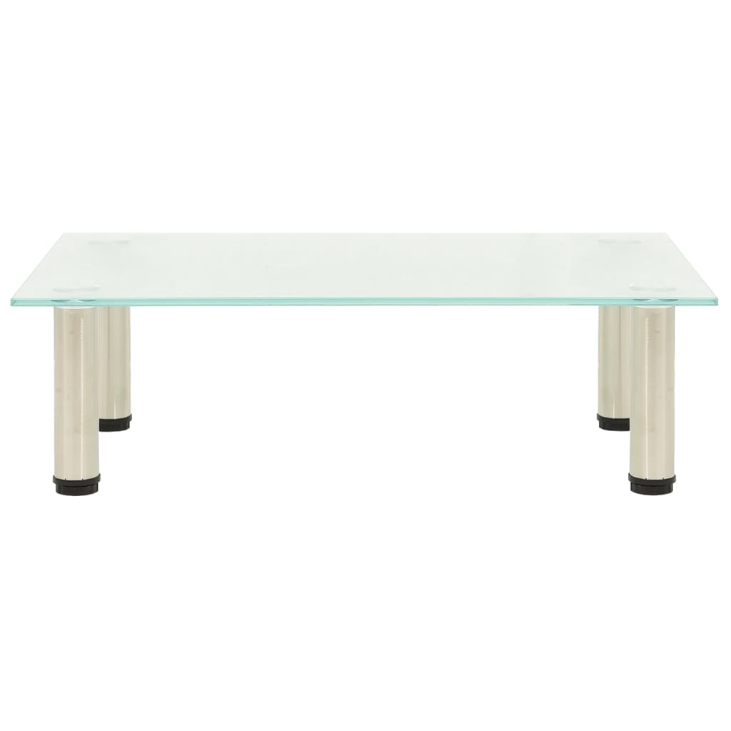 Tv Stand 60X35X17 Cm Tempered Glass