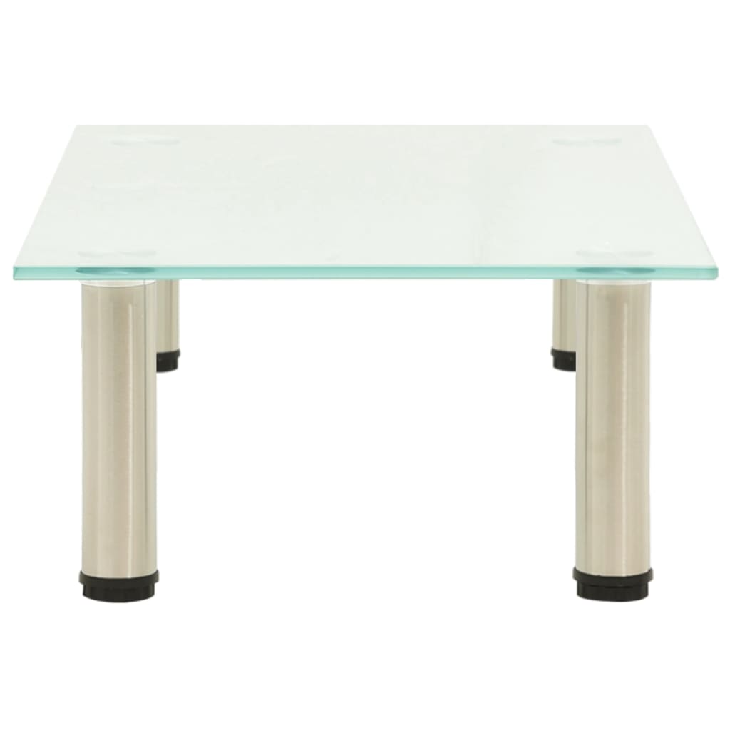 Tv Stand 60X35X17 Cm Tempered Glass