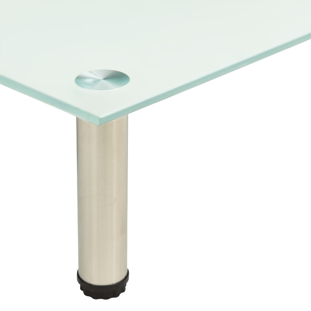 Tv Stand 60X35X17 Cm Tempered Glass