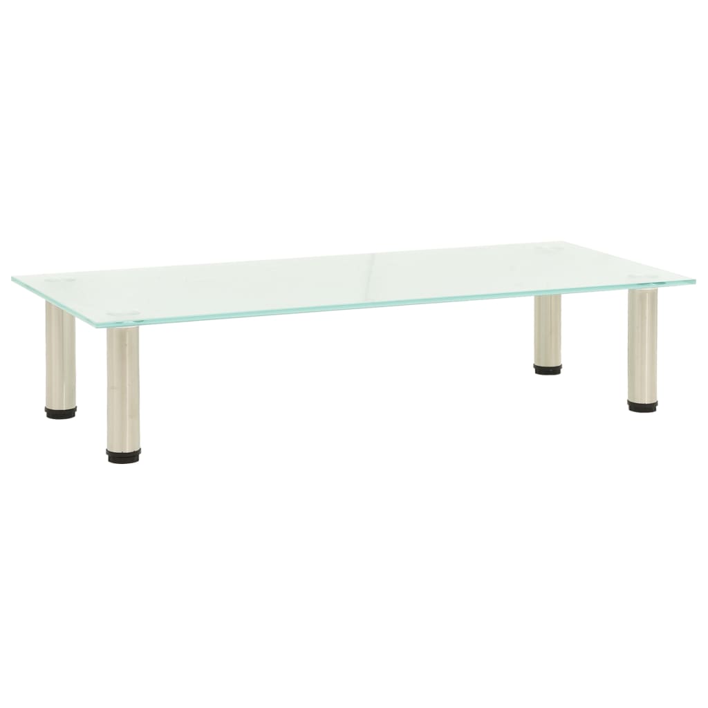 Tv Stand 60X35X17 Cm Tempered Glass