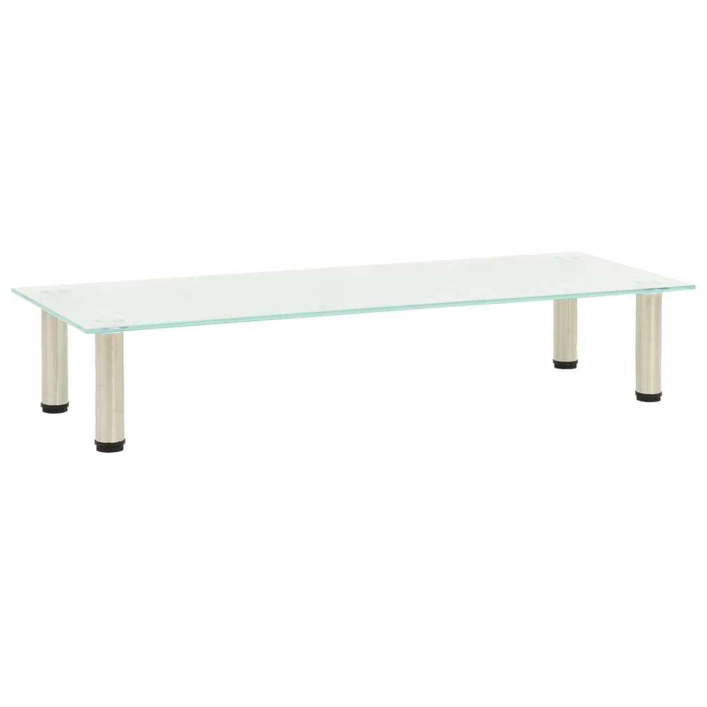 Tv Stand 60X35X17 Cm Tempered Glass