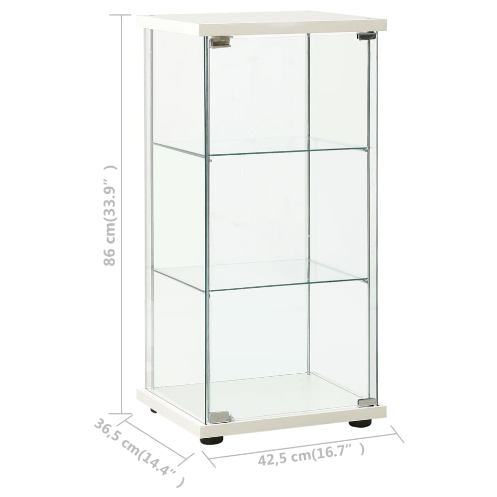 Storage Cabinet Tempered Glass