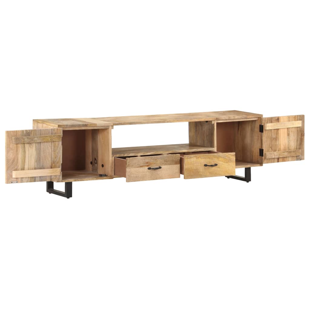 Tv Cabinet 160X30X45 Cm Solid Mango Wood