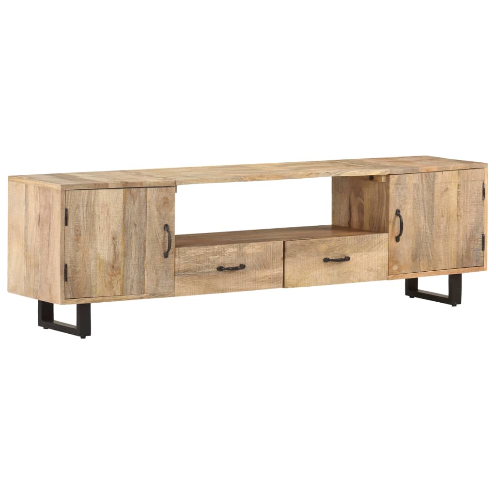 Tv Cabinet 160X30X45 Cm Solid Mango Wood