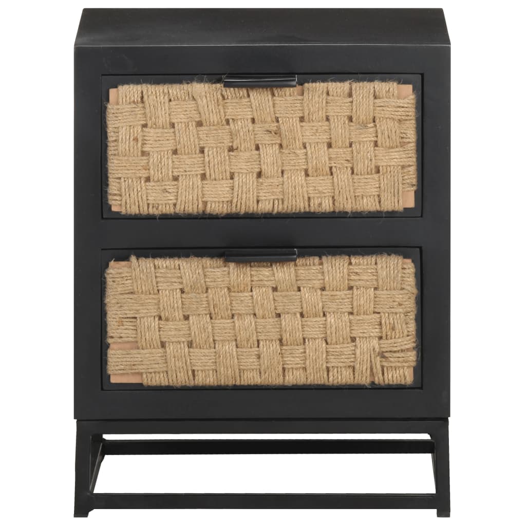 Bedside Cabinet 40X30X50 Cm Solid Mango Wood