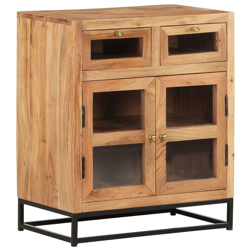 Sideboard 60X35X70 Cm Solid Acacia Wood