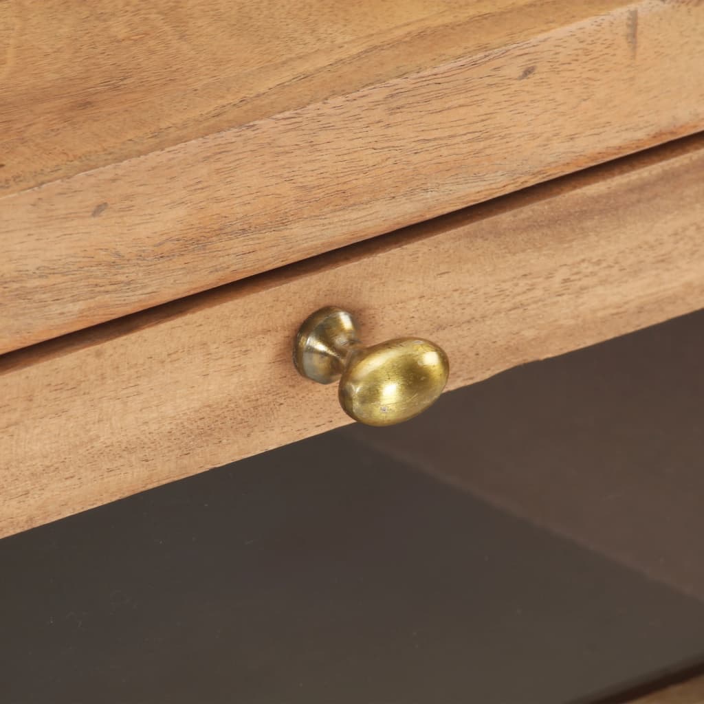 Bedside Cabinet 40X30X50 Cm Solid Acacia Wood