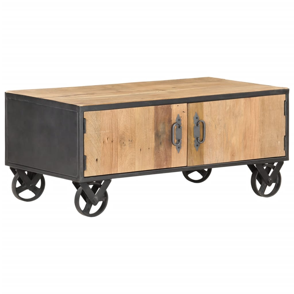 Coffee Table 90X50X39 Cm Solid Reclaimed Wood