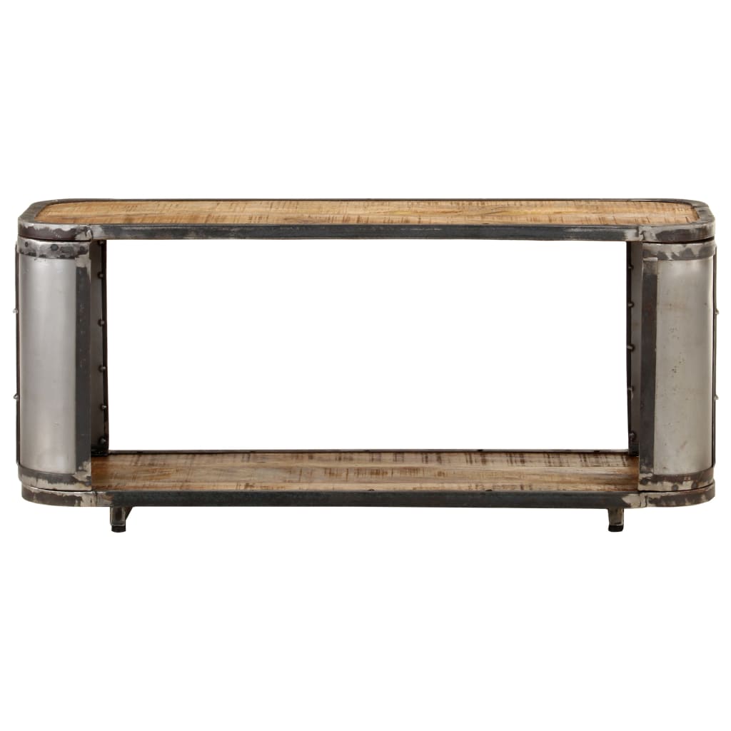 Tv Cabinet 90X30X40 Cm Solid Mango Wood