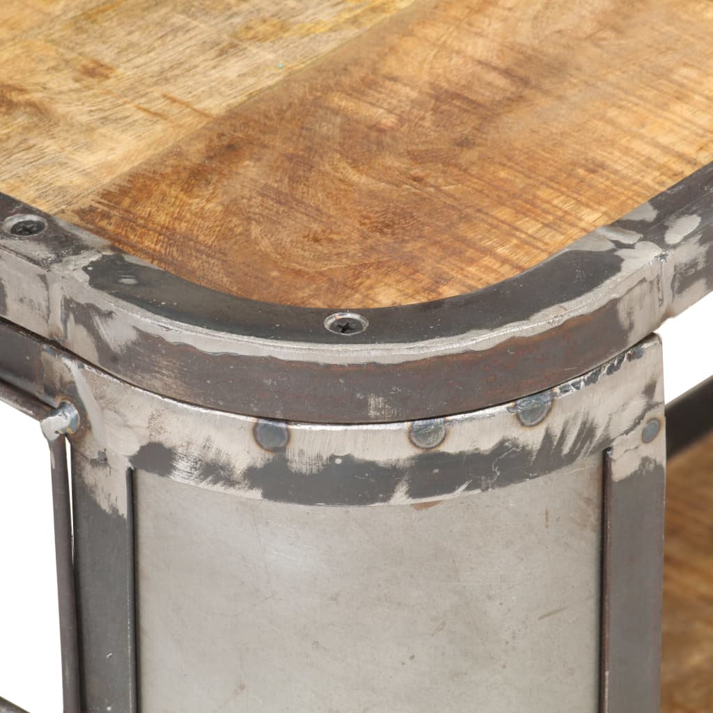 Tv Cabinet 90X30X40 Cm Solid Mango Wood