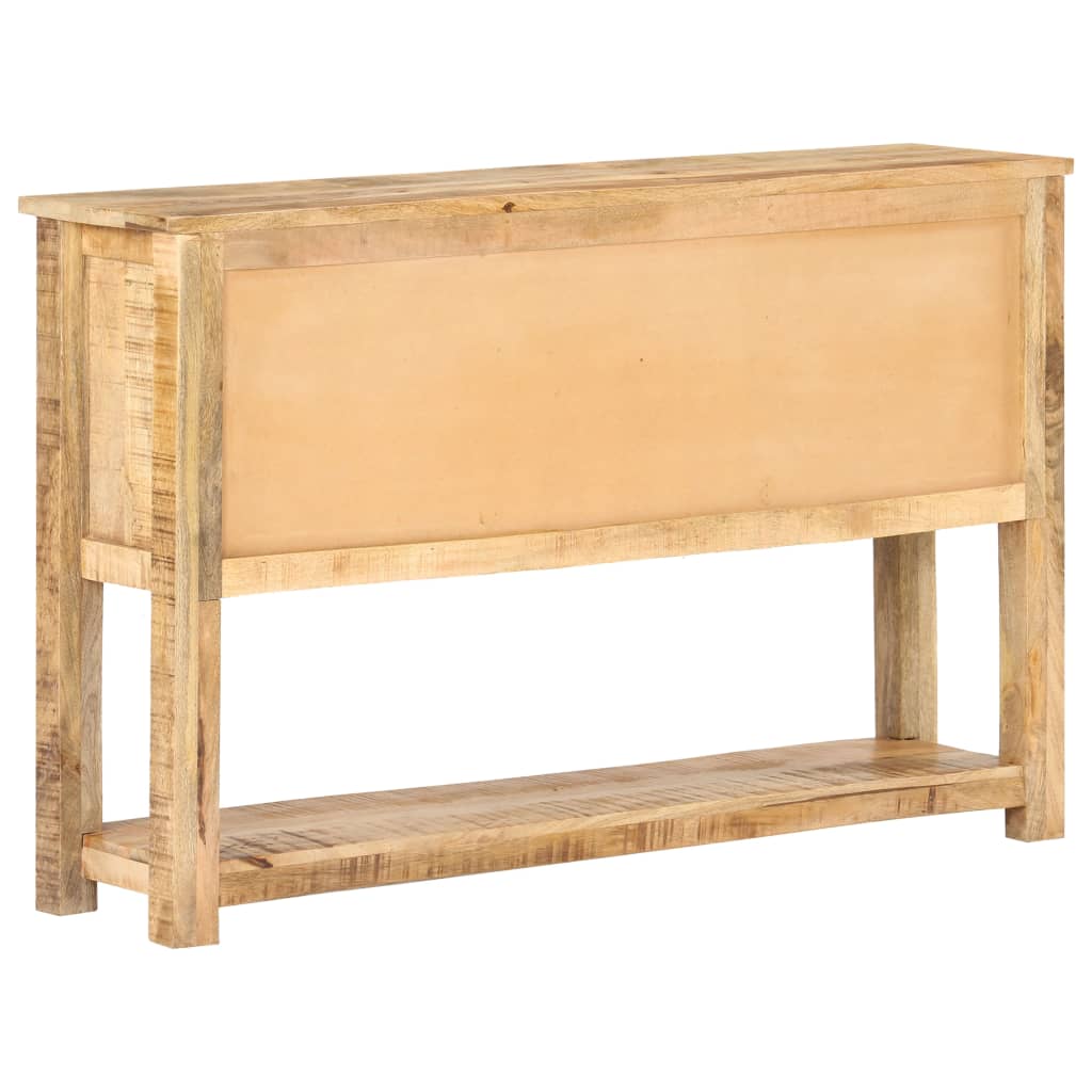 Sideboard 120X30X76 Cm Rough Mango Wood