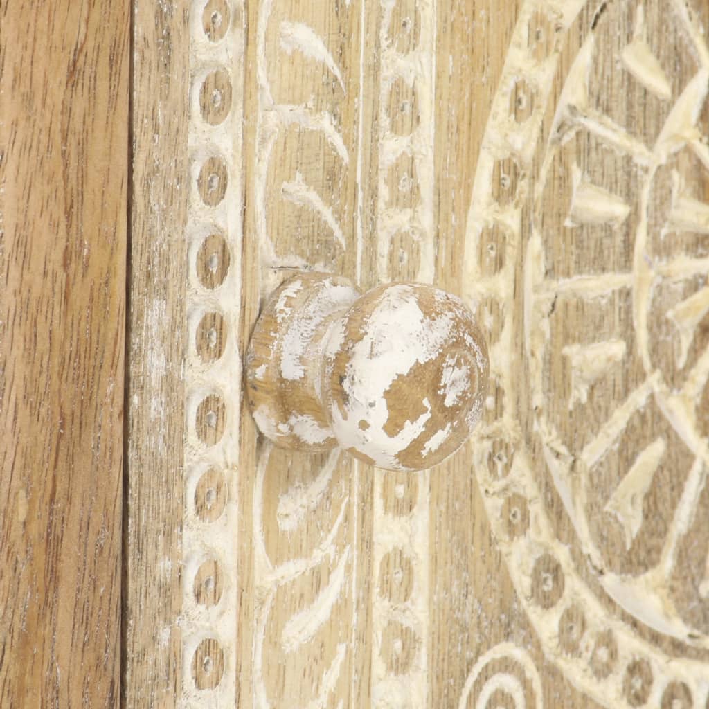 Coffee Table 90X50X35 Cm Solid Mango Wood