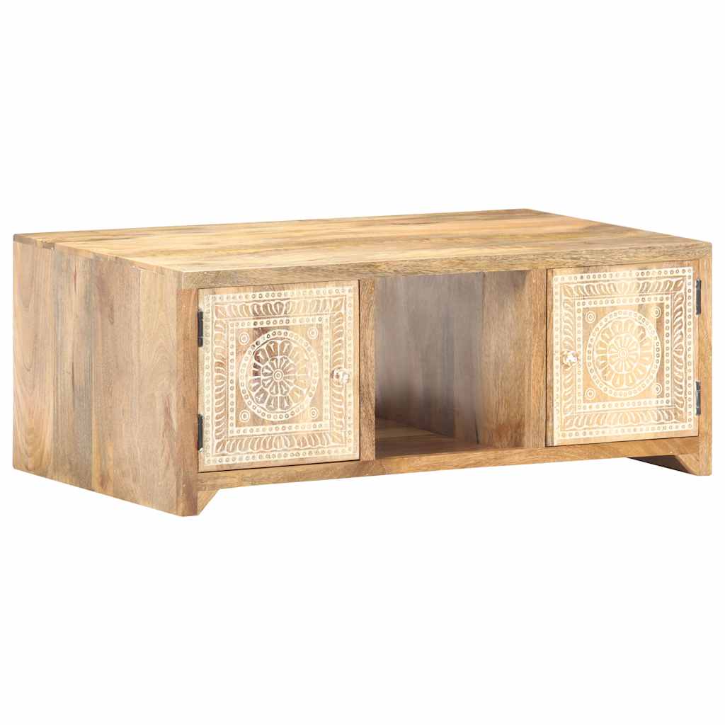 Coffee Table 90X50X35 Cm Solid Mango Wood