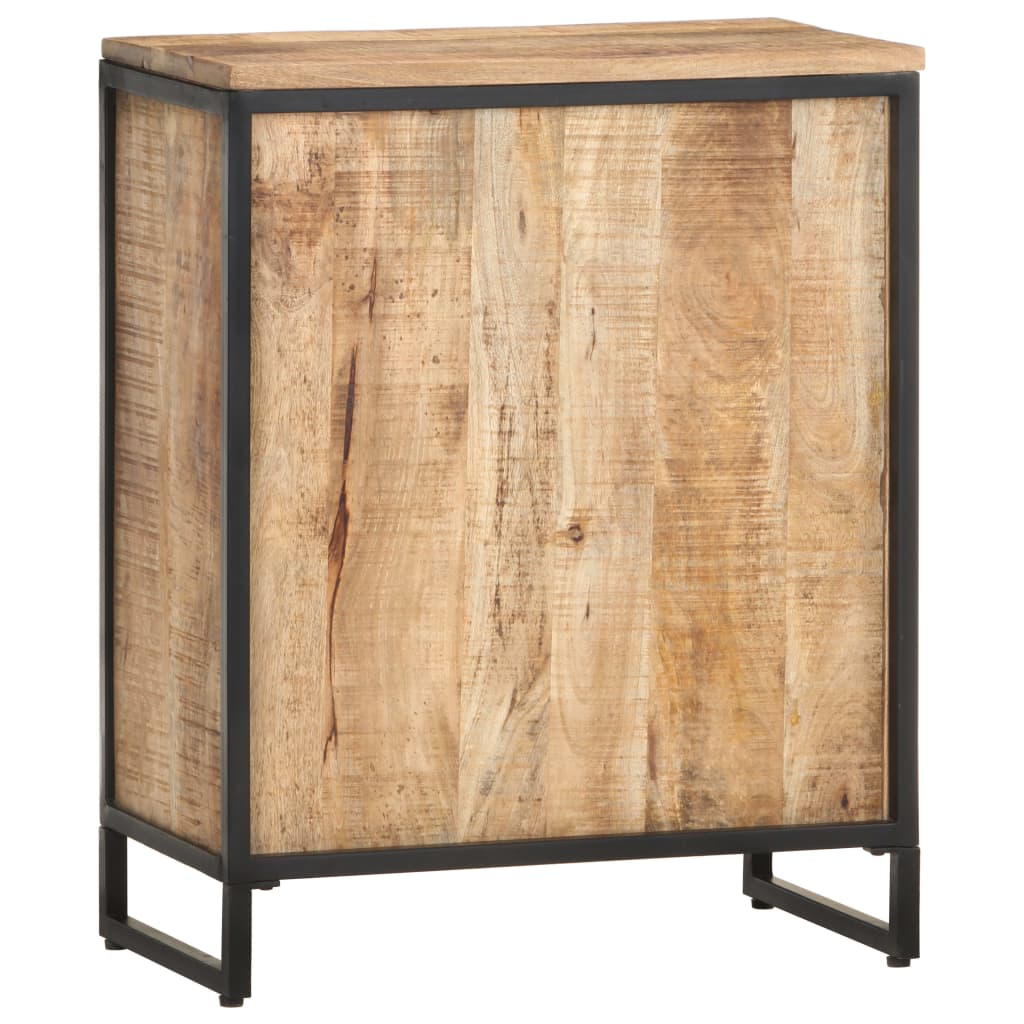 Wine Cabinet Rough Mango Wood