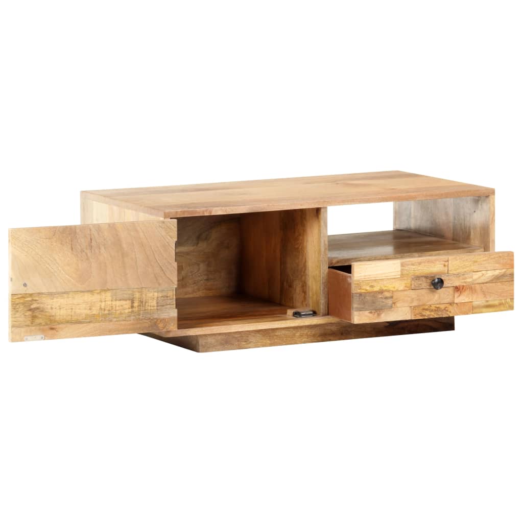 Coffee Table 90X50X35 Cm Solid Mango Wood