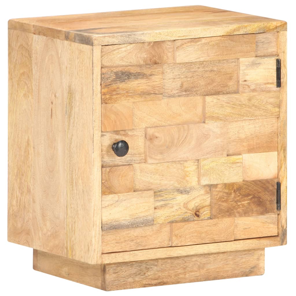 Bedside Cabinet 40X30X45 Cm Solid Mango Wood