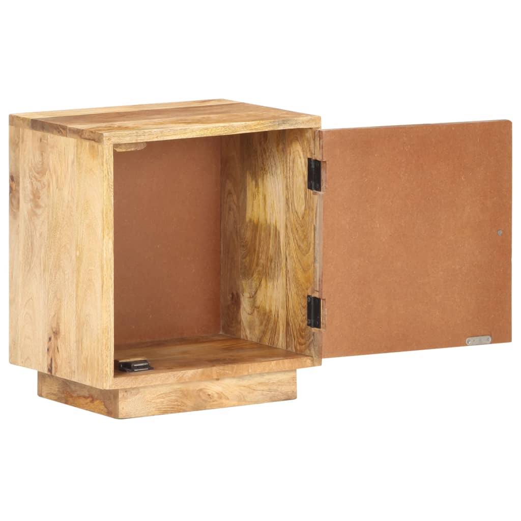 Bedside Cabinet 40X30X45 Cm Solid Mango Wood