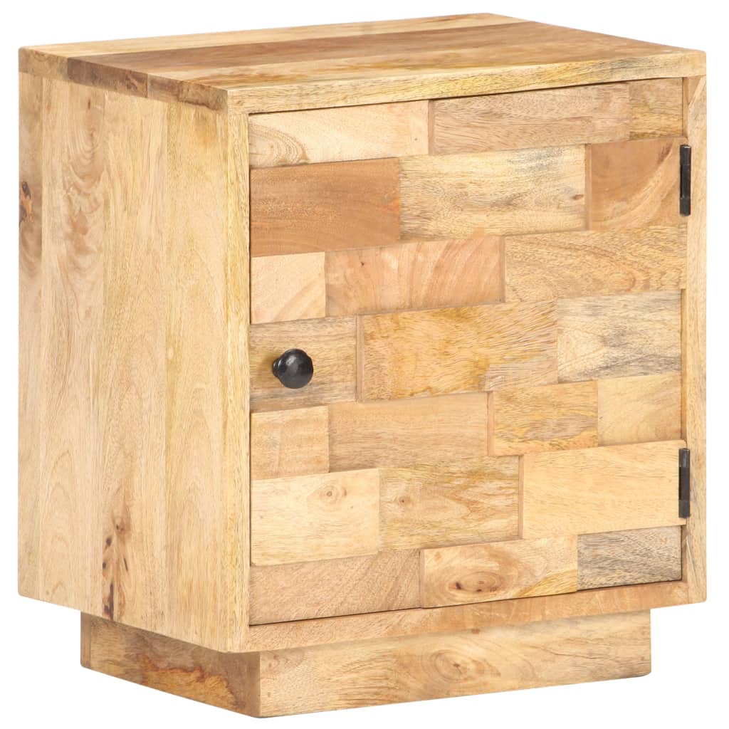 Bedside Cabinet 40X30X45 Cm Solid Mango Wood