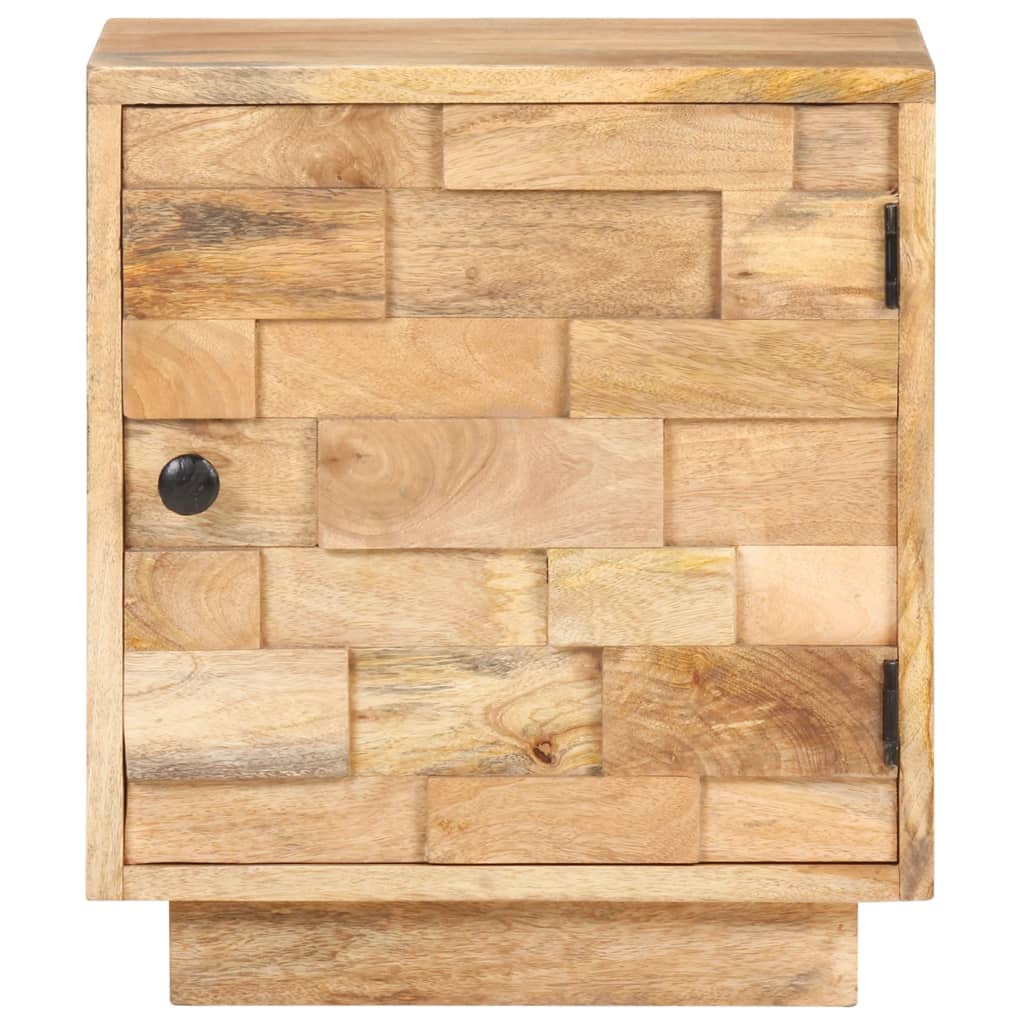 Bedside Cabinet 40X30X45 Cm Solid Mango Wood