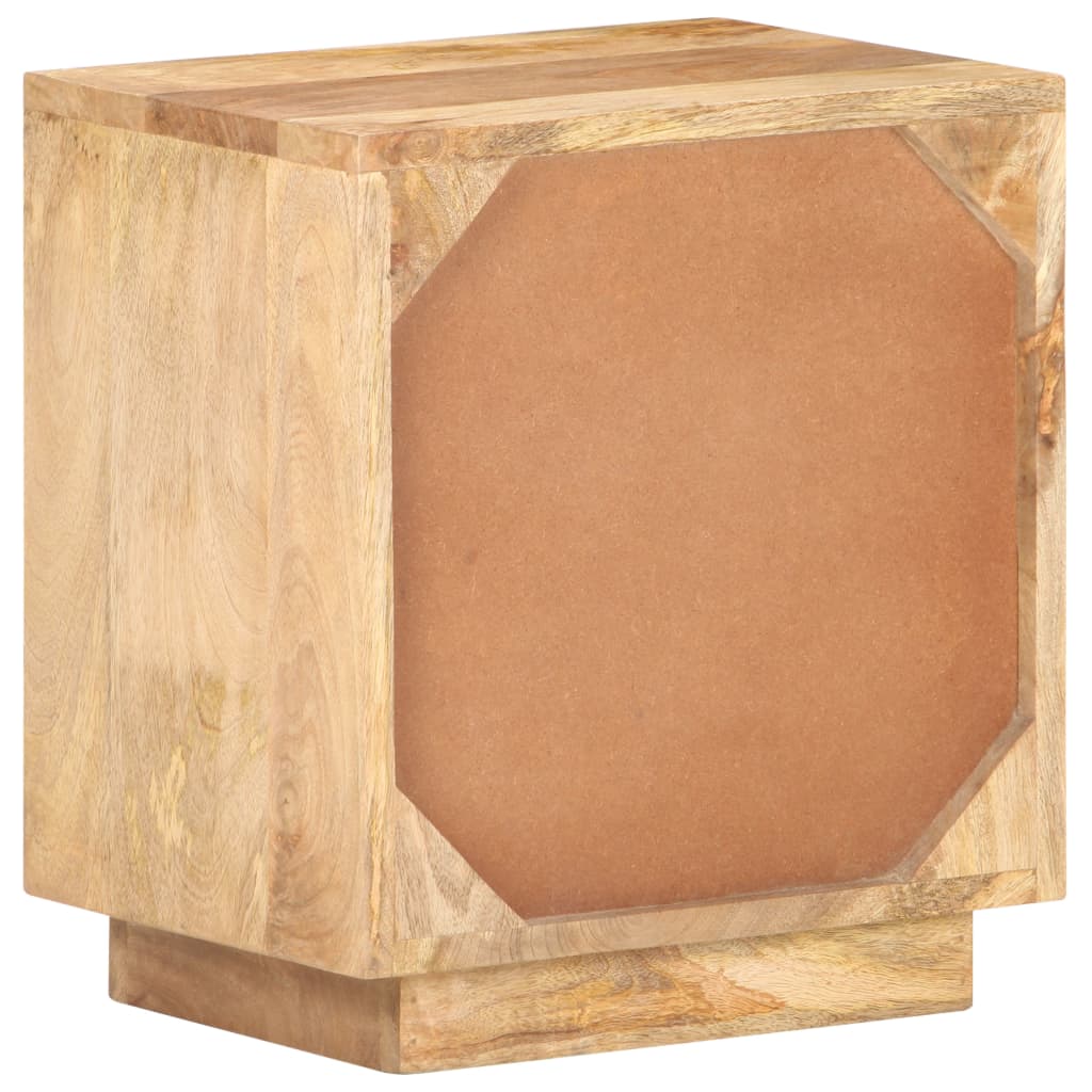 Bedside Cabinet 40X30X45 Cm Solid Mango Wood
