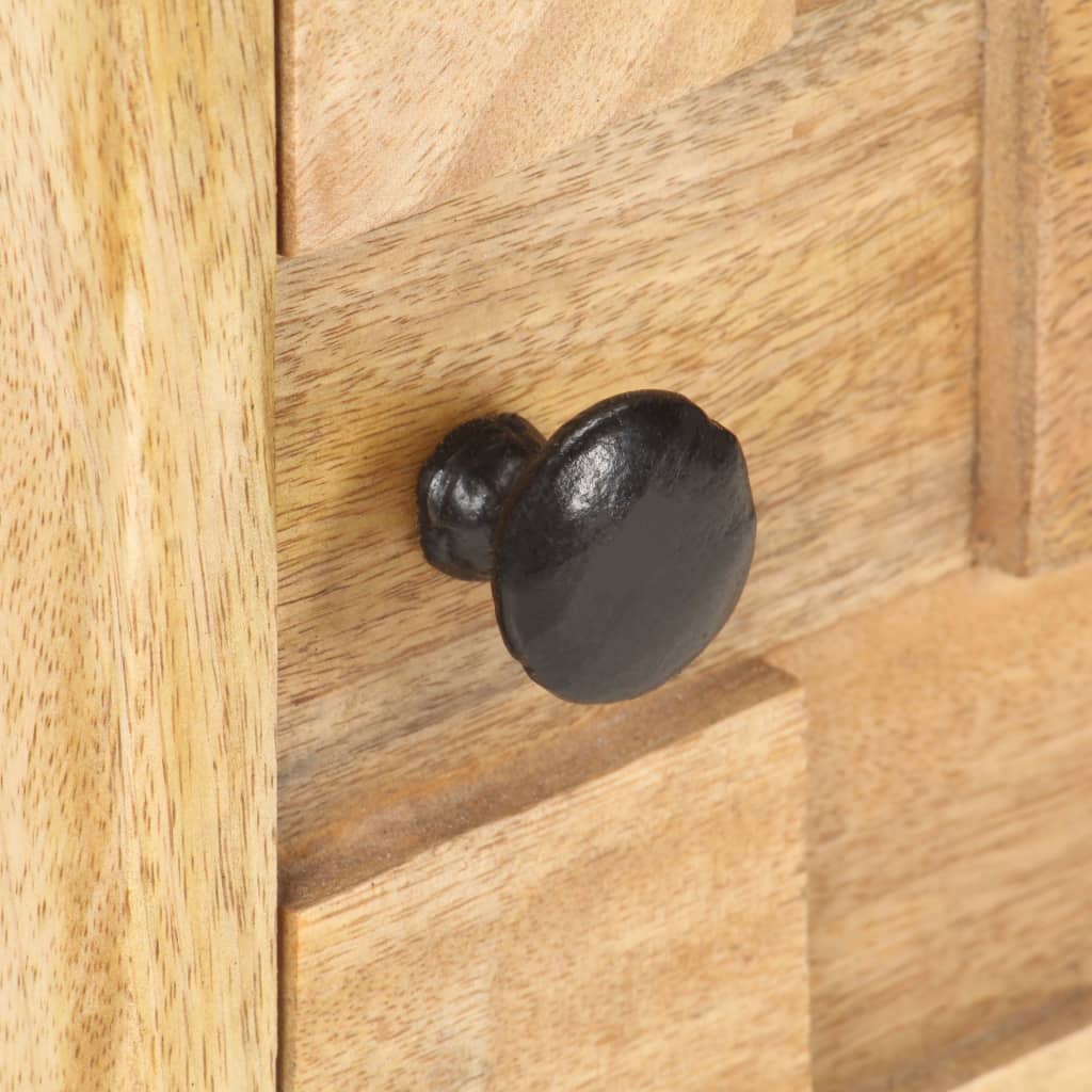 Bedside Cabinet 40X30X45 Cm Solid Mango Wood