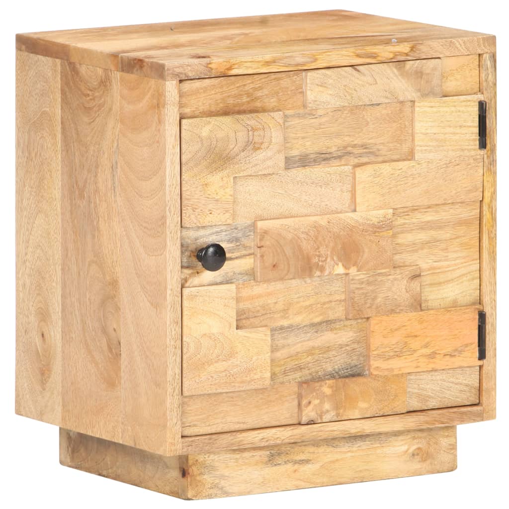 Bedside Cabinet 40X30X45 Cm Solid Mango Wood