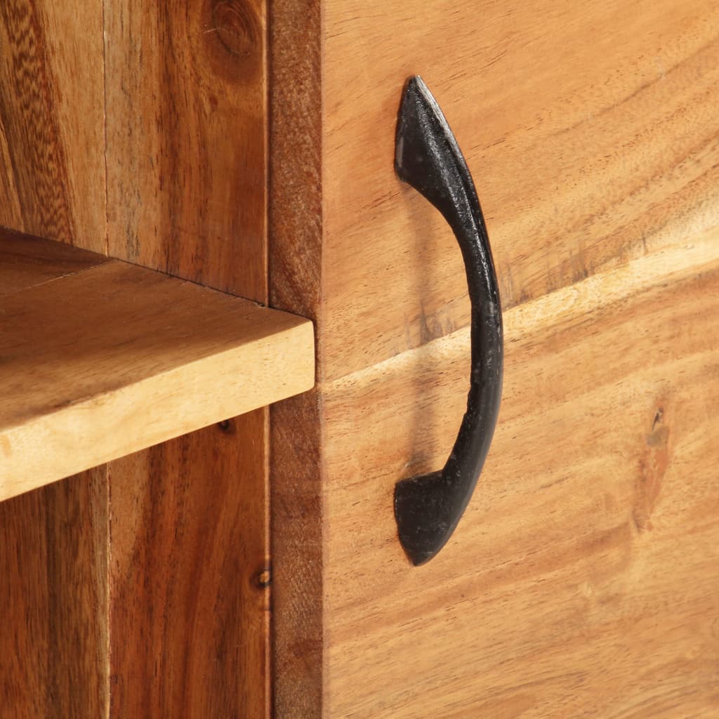 Sideboard 116X30X66 Cm Solid Acacia Wood