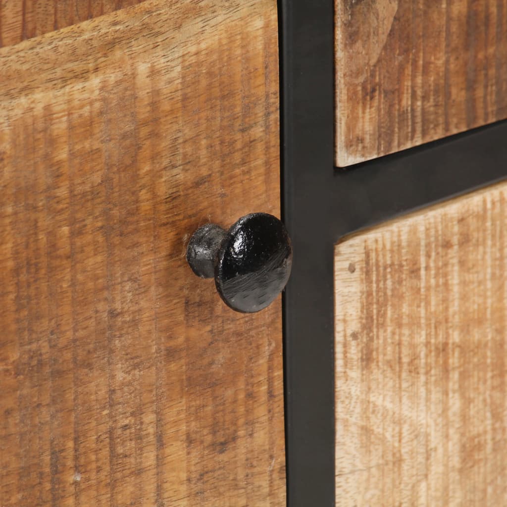 Sideboard 85X30X80 Cm Rough Mango Wood