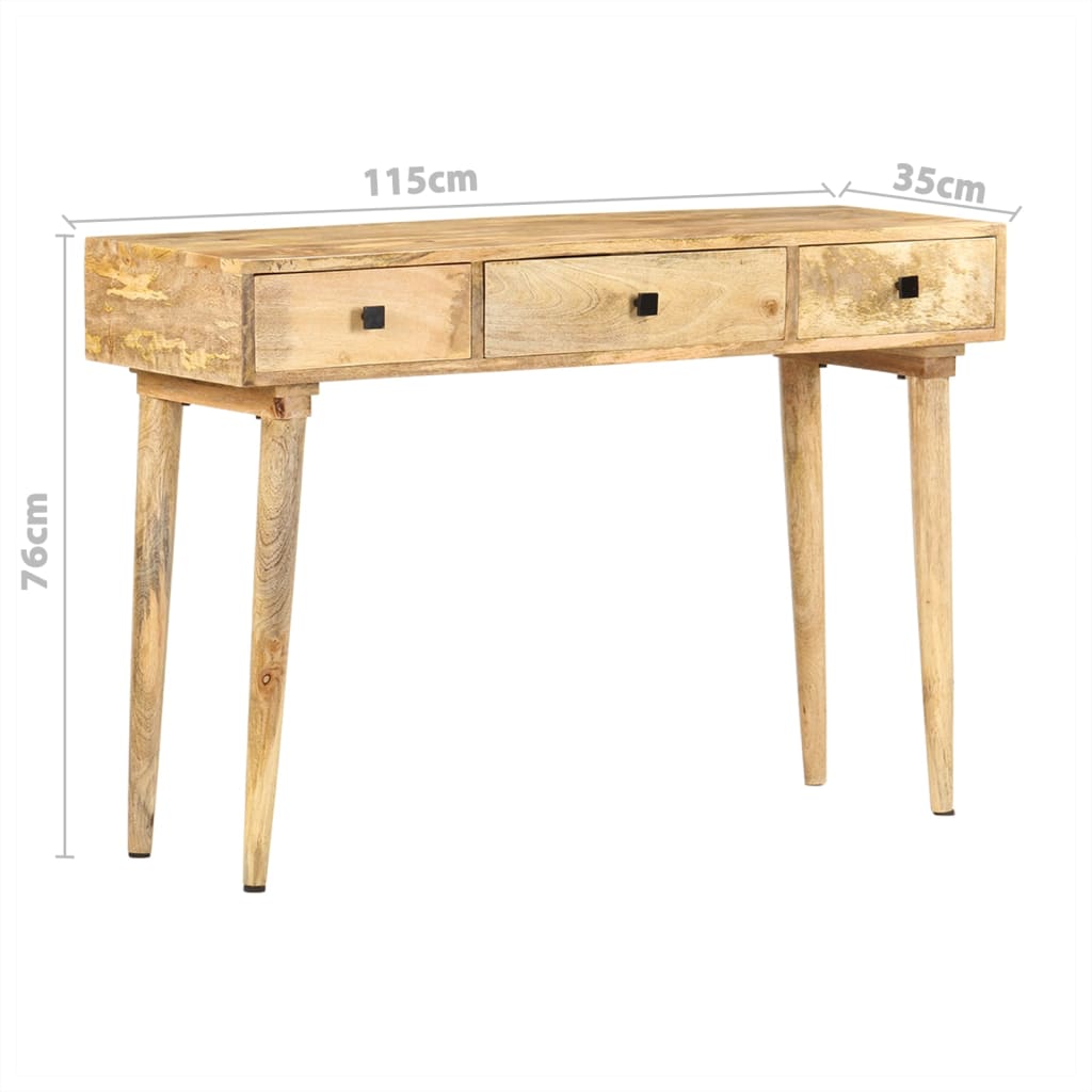 Console Table 115X35X76 Cm Solid Mango Wood