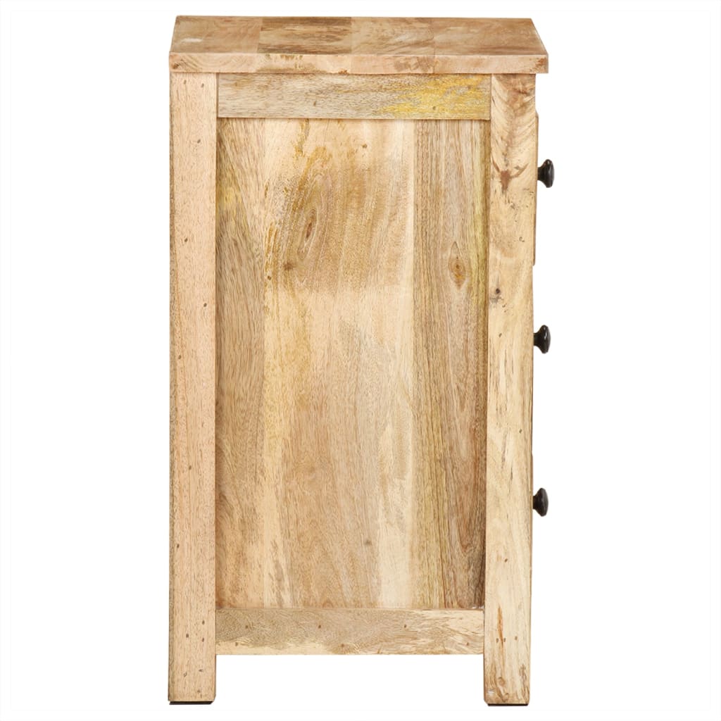 Bedside Cabinet 45X35X60 Cm Solid Mango Wood