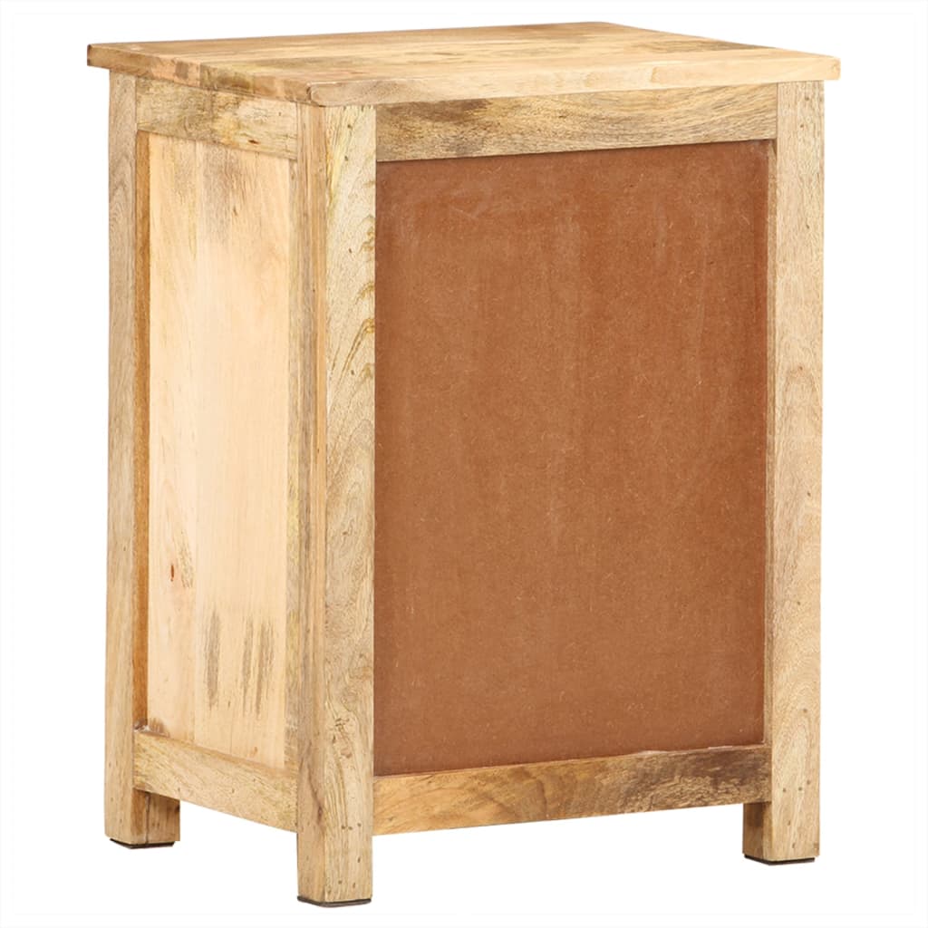 Bedside Cabinet 45X35X60 Cm Solid Mango Wood