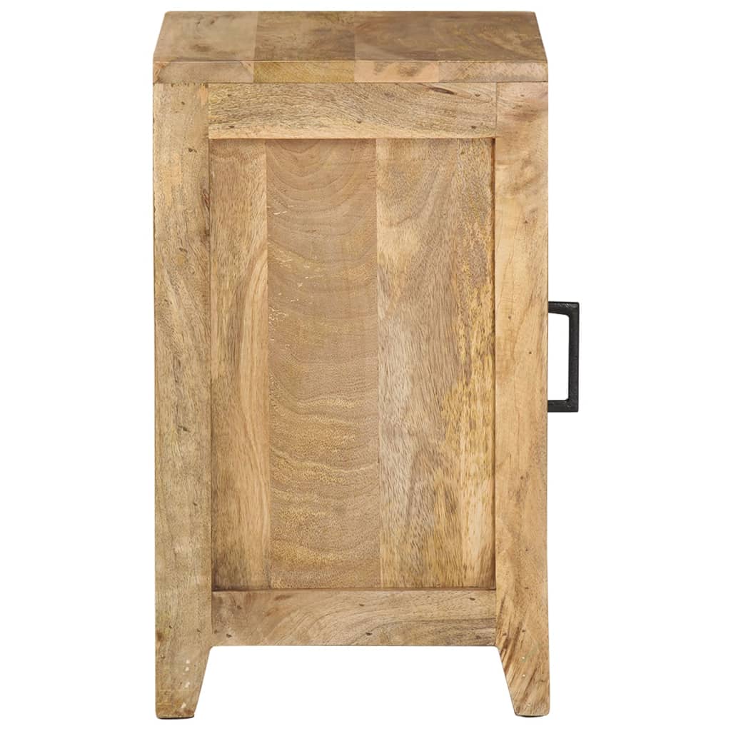 Bedside Cabinet 40X30X50 Cm Solid Mango Wood