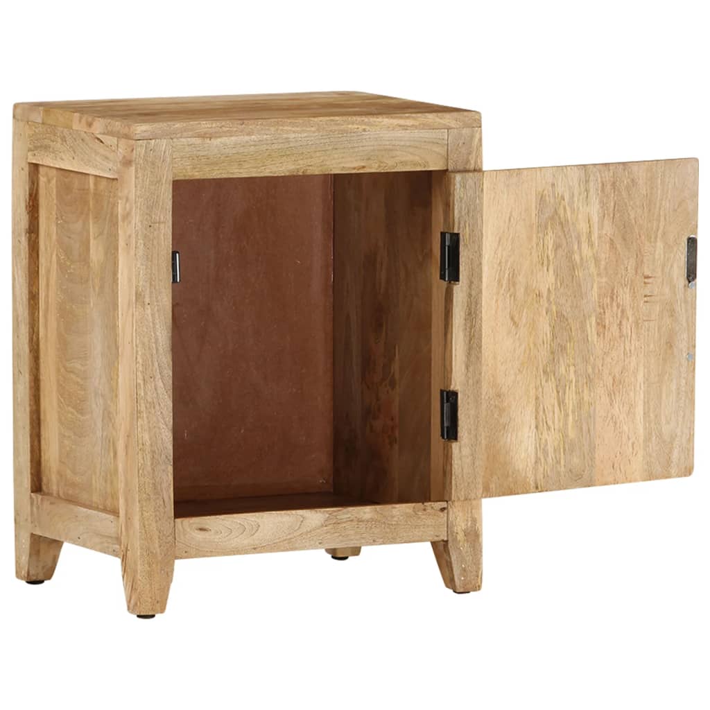 Bedside Cabinet 40X30X50 Cm Solid Mango Wood