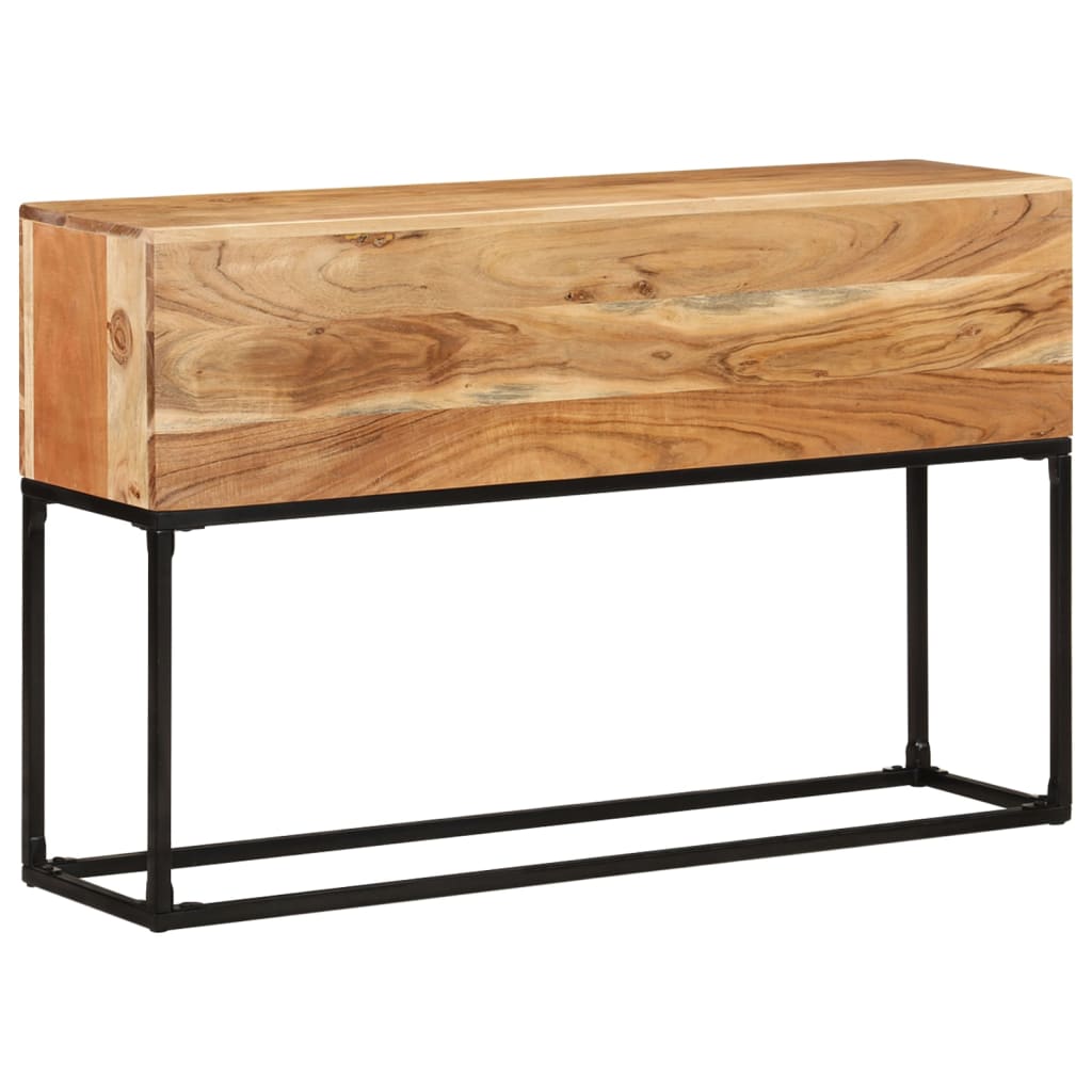 Console Table 120X30X75 Cm Solid Acacia Wood