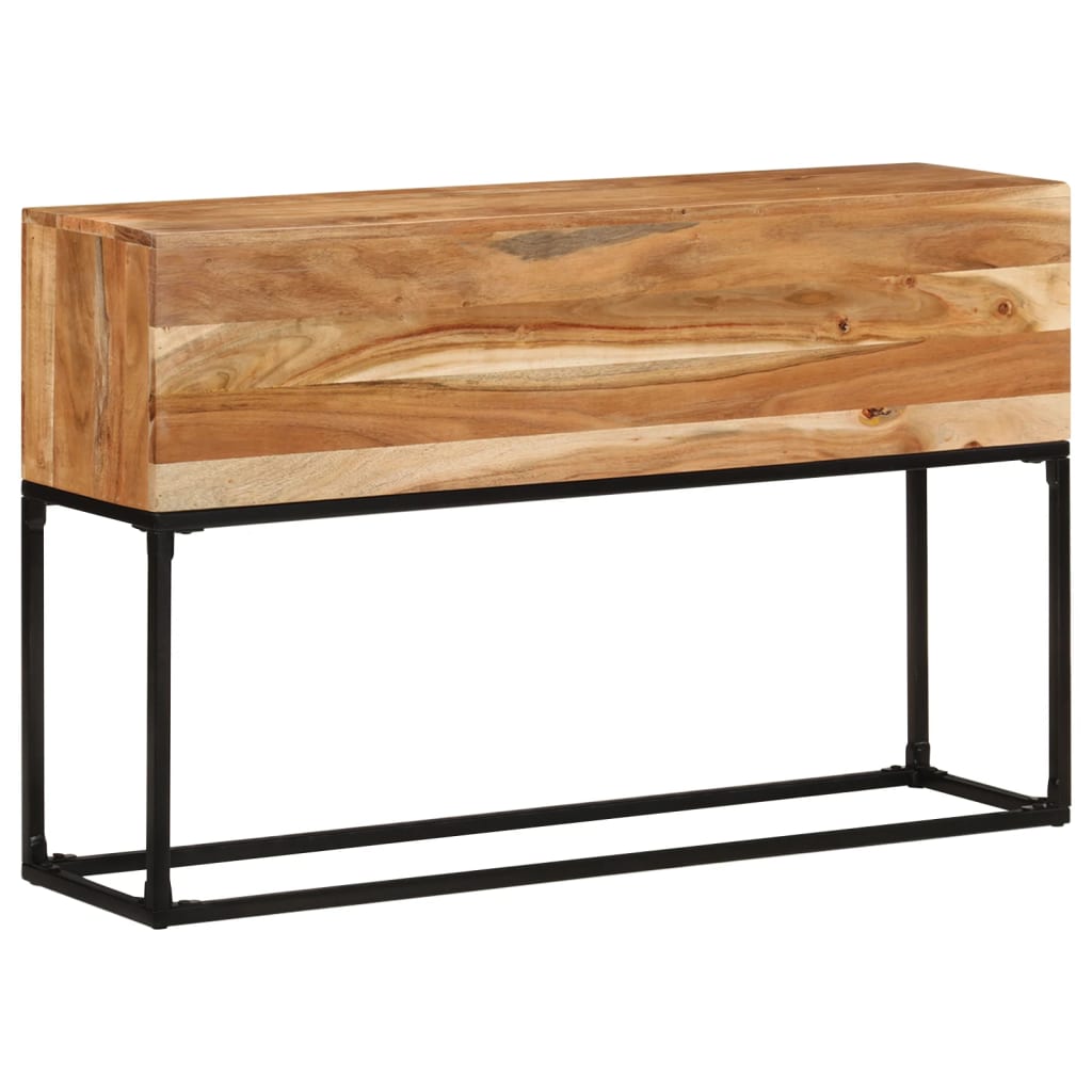 Console Table 120X30X75 Cm Solid Acacia Wood
