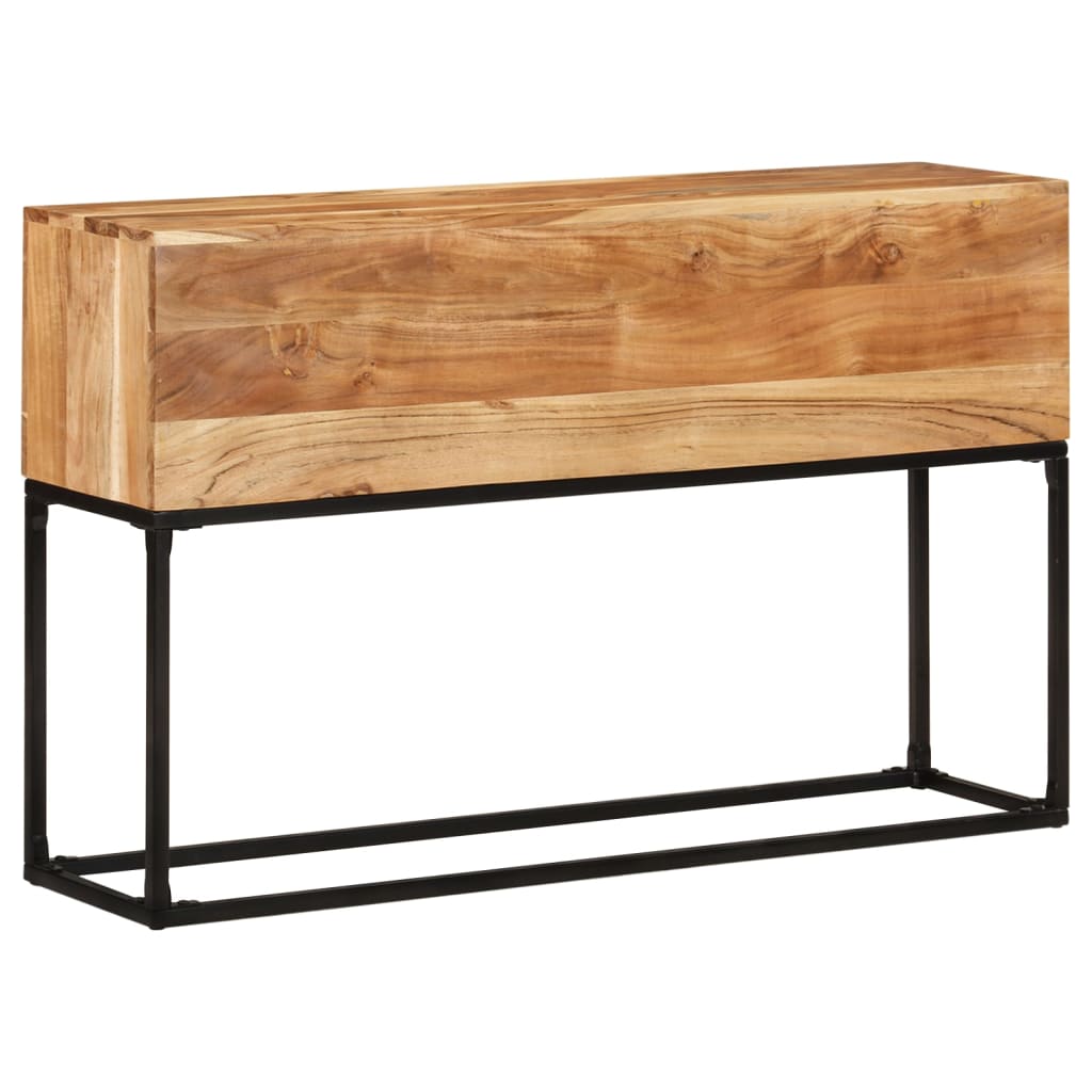 Console Table 120X30X75 Cm Solid Acacia Wood