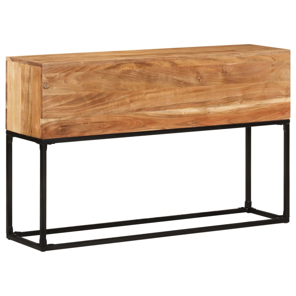 Console Table 120X30X75 Cm Solid Acacia Wood
