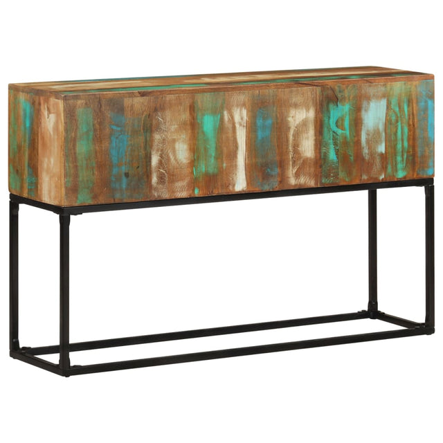 Console Table 120X30X75 Cm Solid Reclaimed Wood