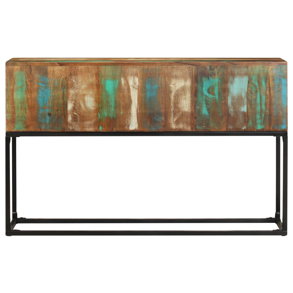 Console Table 120X30X75 Cm Solid Reclaimed Wood