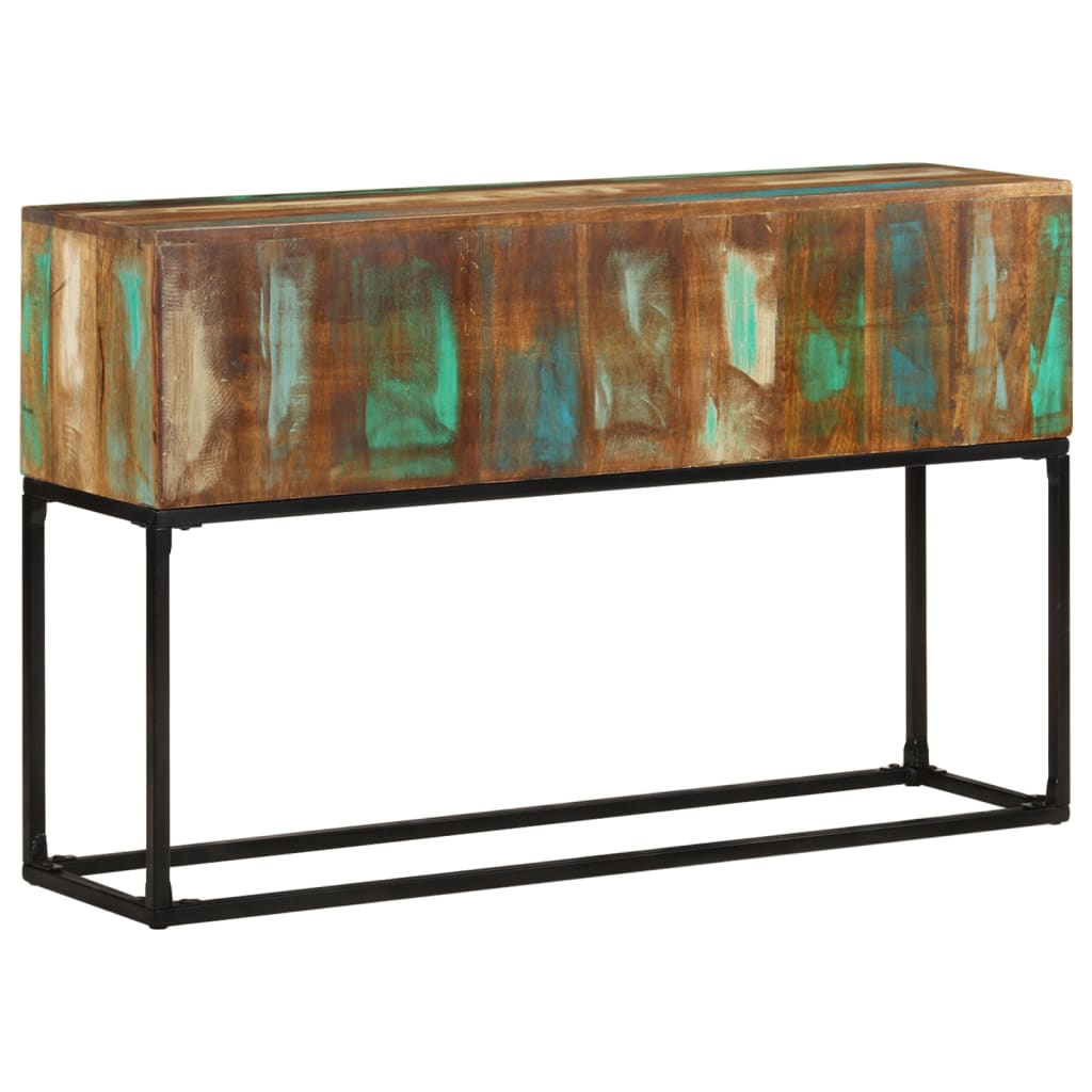 Console Table 120X30X75 Cm Solid Reclaimed Wood