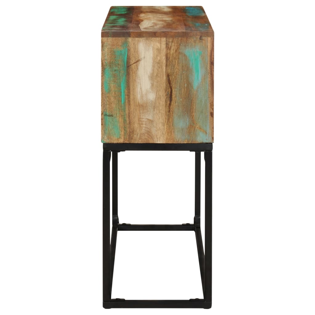 Console Table 120X30X75 Cm Solid Reclaimed Wood