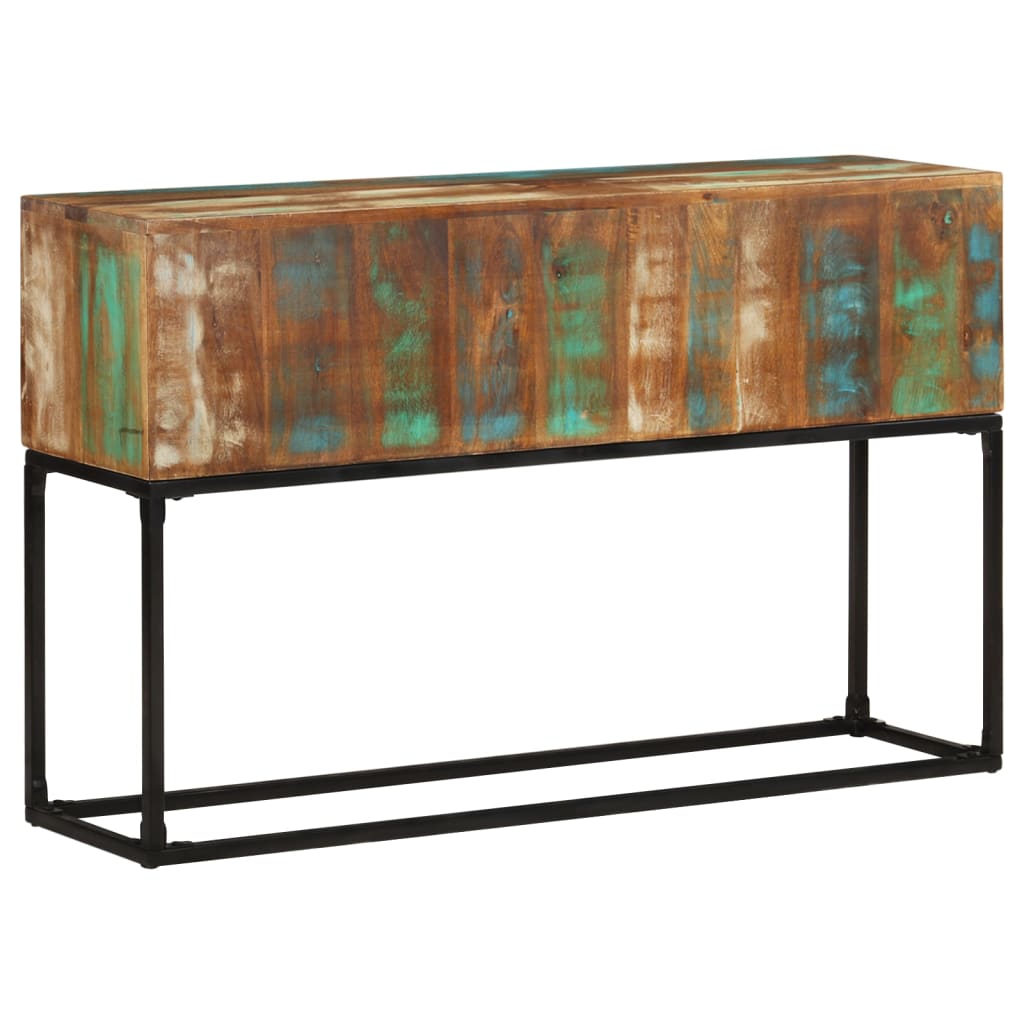 Console Table 120X30X75 Cm Solid Reclaimed Wood